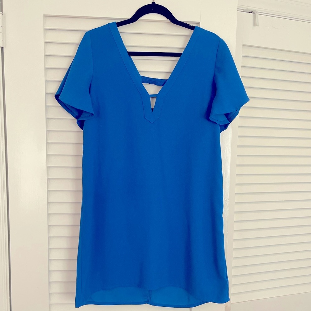 Blue dress